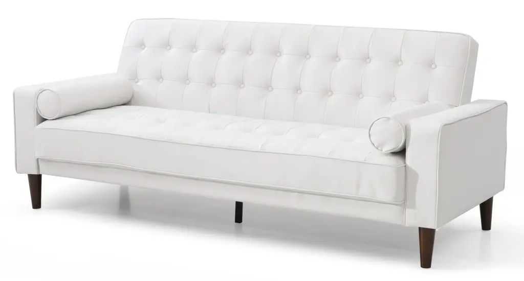 Andrews G847A S Sofa Bed White White Foam PU Leather glory furniture