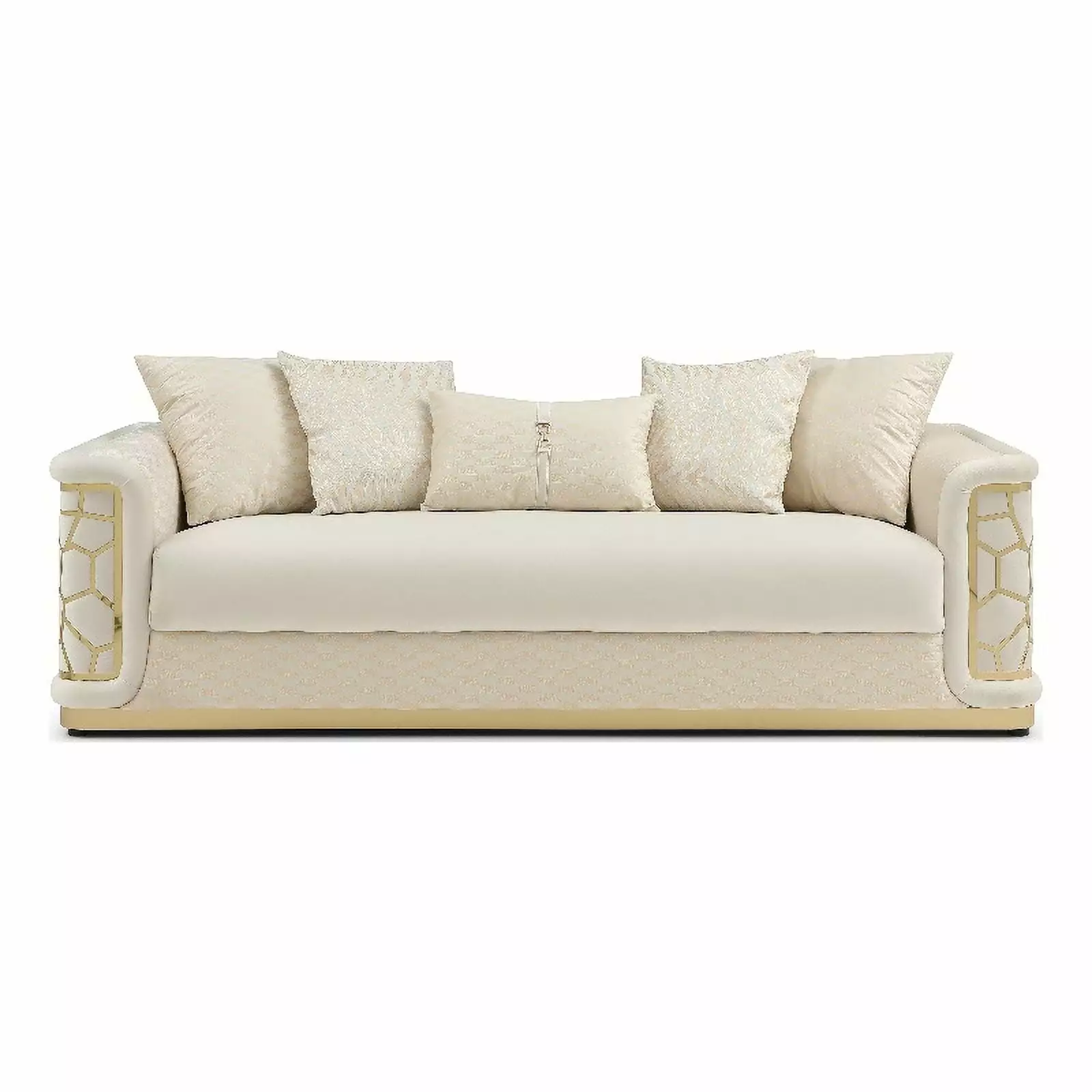 Glory Furniture Talia G0997A-S Sofa Ivory Modern Living Room Couch