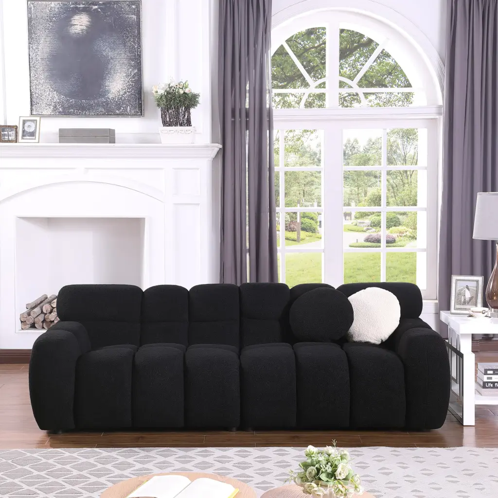 87.4 Length 35.83 Depth Human Body Structure Marsh Sofa USA homarni furnishings inc.---w1099