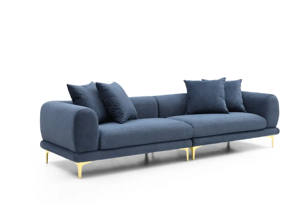 108.3 Inch Modern 4 Seater Fabric Sofa Living Room and Office justone interior