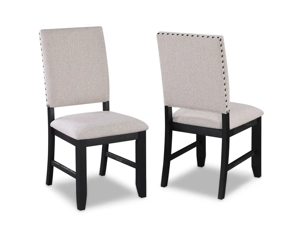 Transitional Relaxed Vintage Style 2Pc Warm Charcoal Black Finish Furniture kanepe
