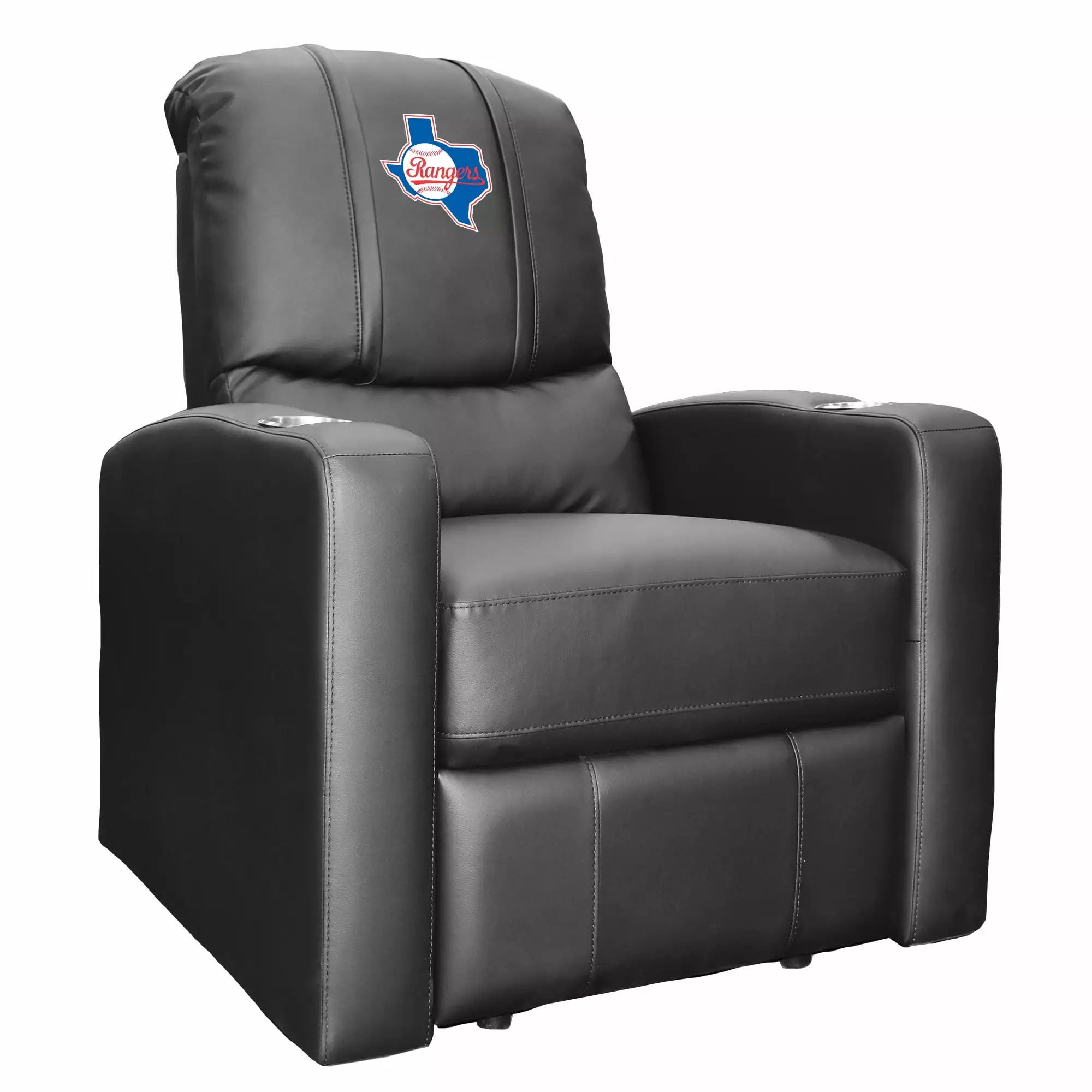 Black Texas Rangers Stealth Manual Recliner Baseball Enthusiasts DreamSeat