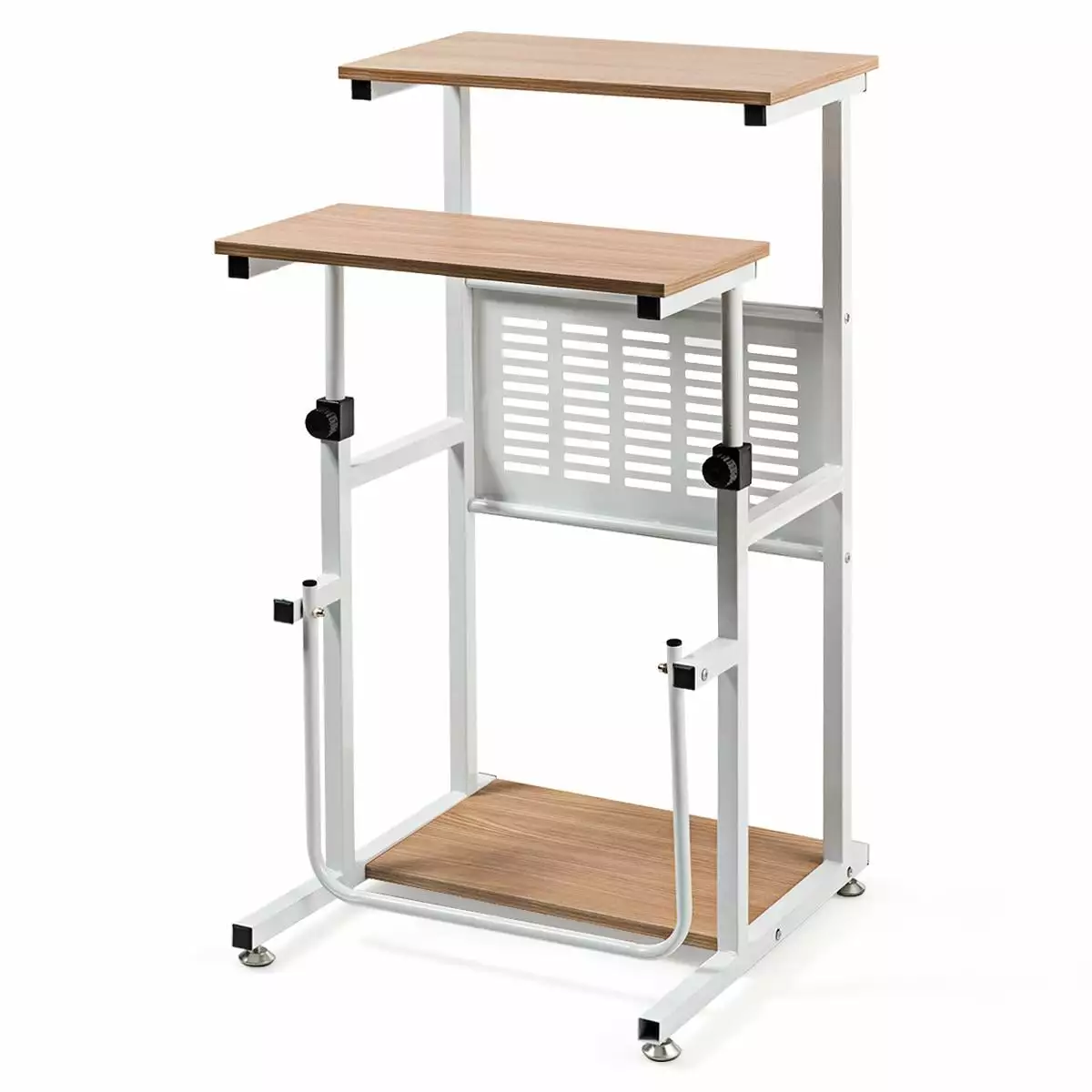 Giantex Height Adjustable Standing Desk Footrest Compact Lectern Podium Presentation