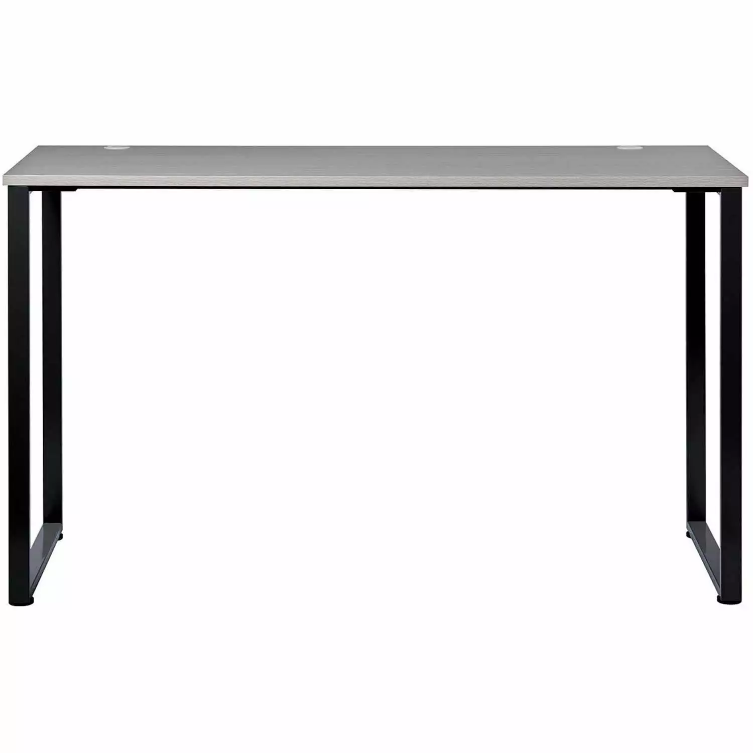 Open Plan Standing Height Desk - Gray Top Black Legs 72x24x40 Inches Hirsh Industries