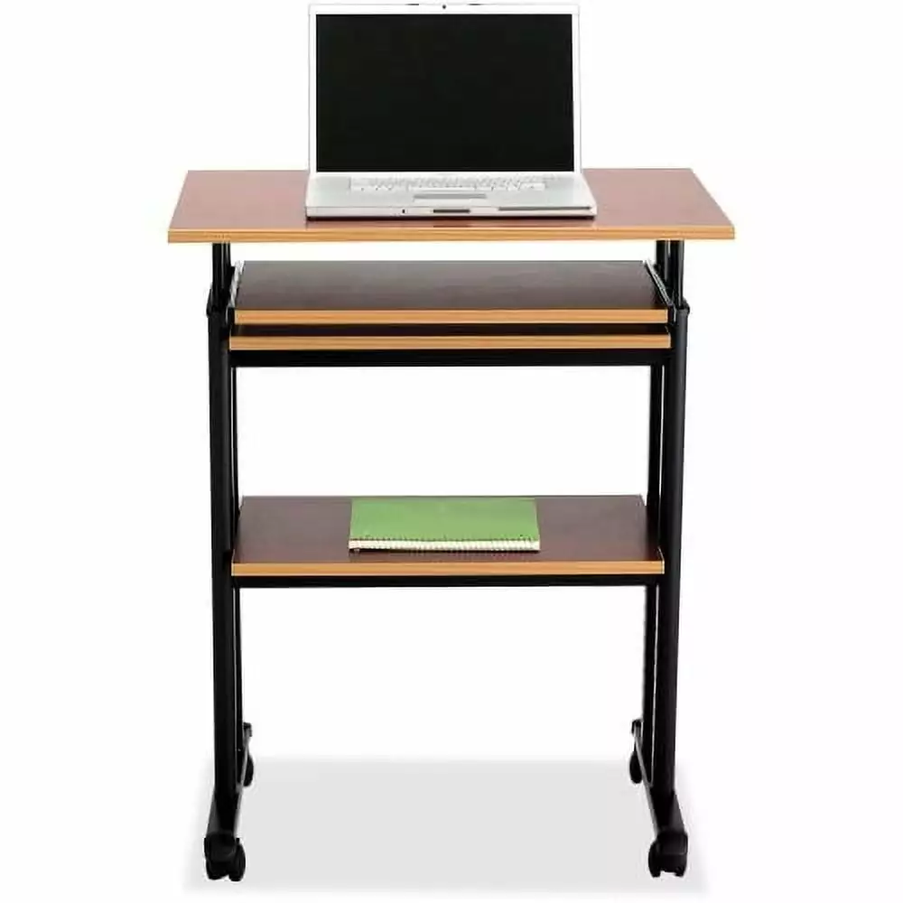 Safco Muv Stand-up Adjustable Height Desk Rectangle Top - Steel Frame - Ergonomic Office Desk