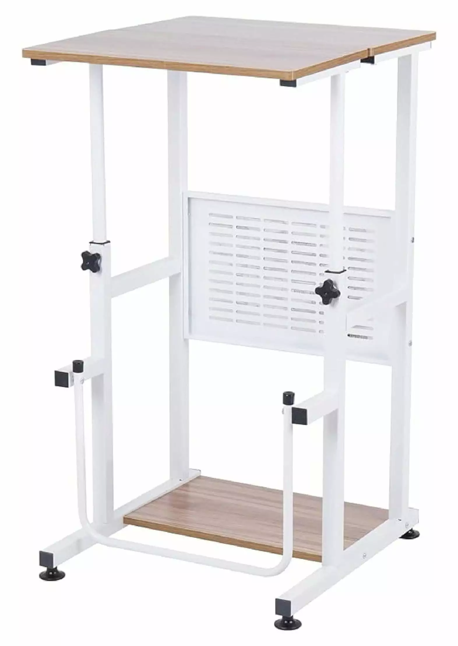 Superwum Adjustable-Height Standing Desk 2-Mode Modern Office