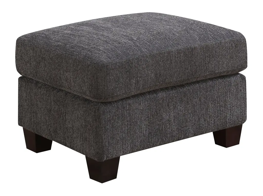 Siena Gray Ottoman Foam Cushion and Engineered Wood Base wallace - bay