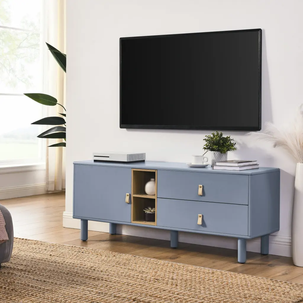 Drawer TV Cabinet Door Storage Cabinet Multi Functional Furniture chuangyuan wood industry