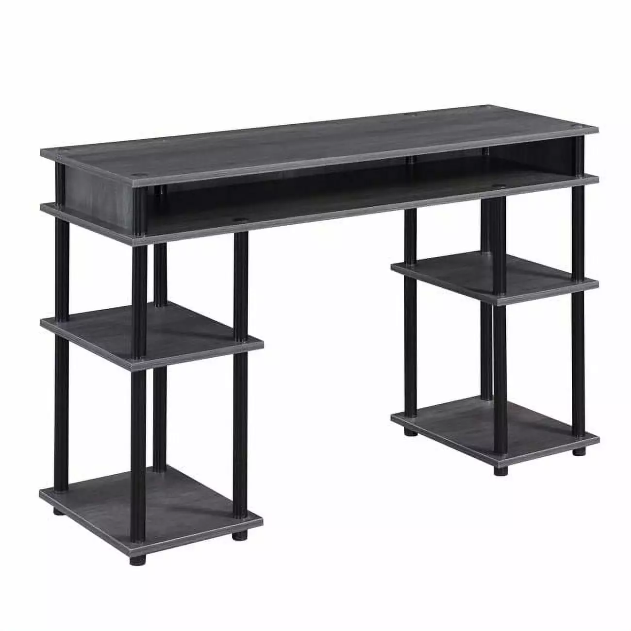 47.25 x 15.75 x 30 Designs2Go No Tools Student Desk Charcoal Gray Convenience Concepts