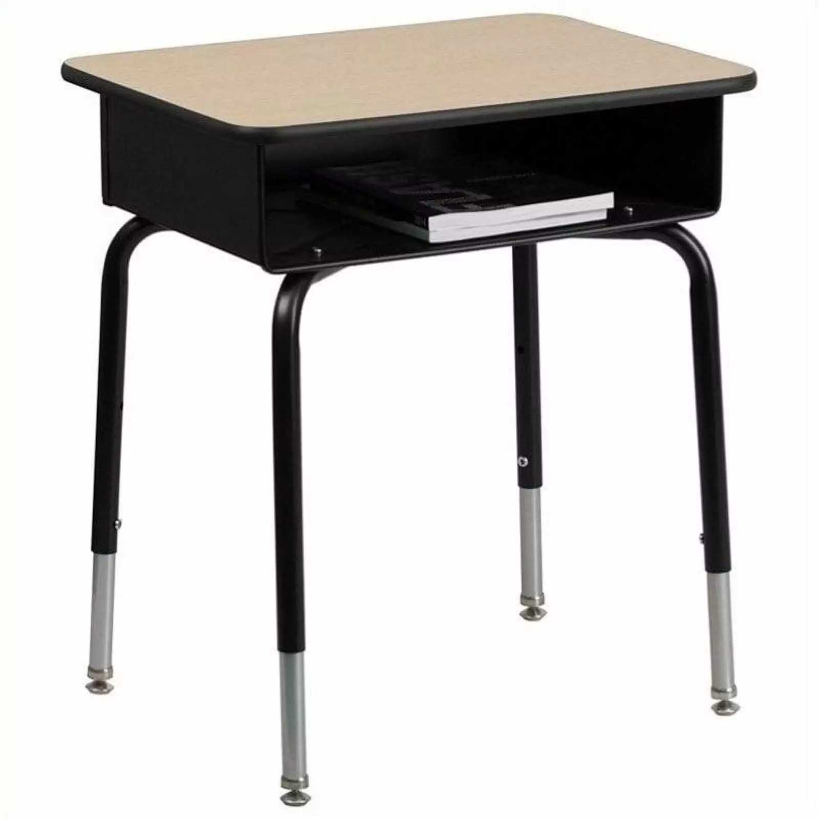 Kingfisher Lane Student Desk - Open Front Book Box Study and Work