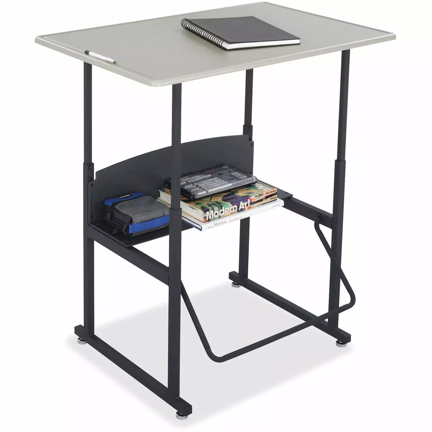 Safco AlphaBetter 24 x 36 Adjustable Standing Student Desk Beige