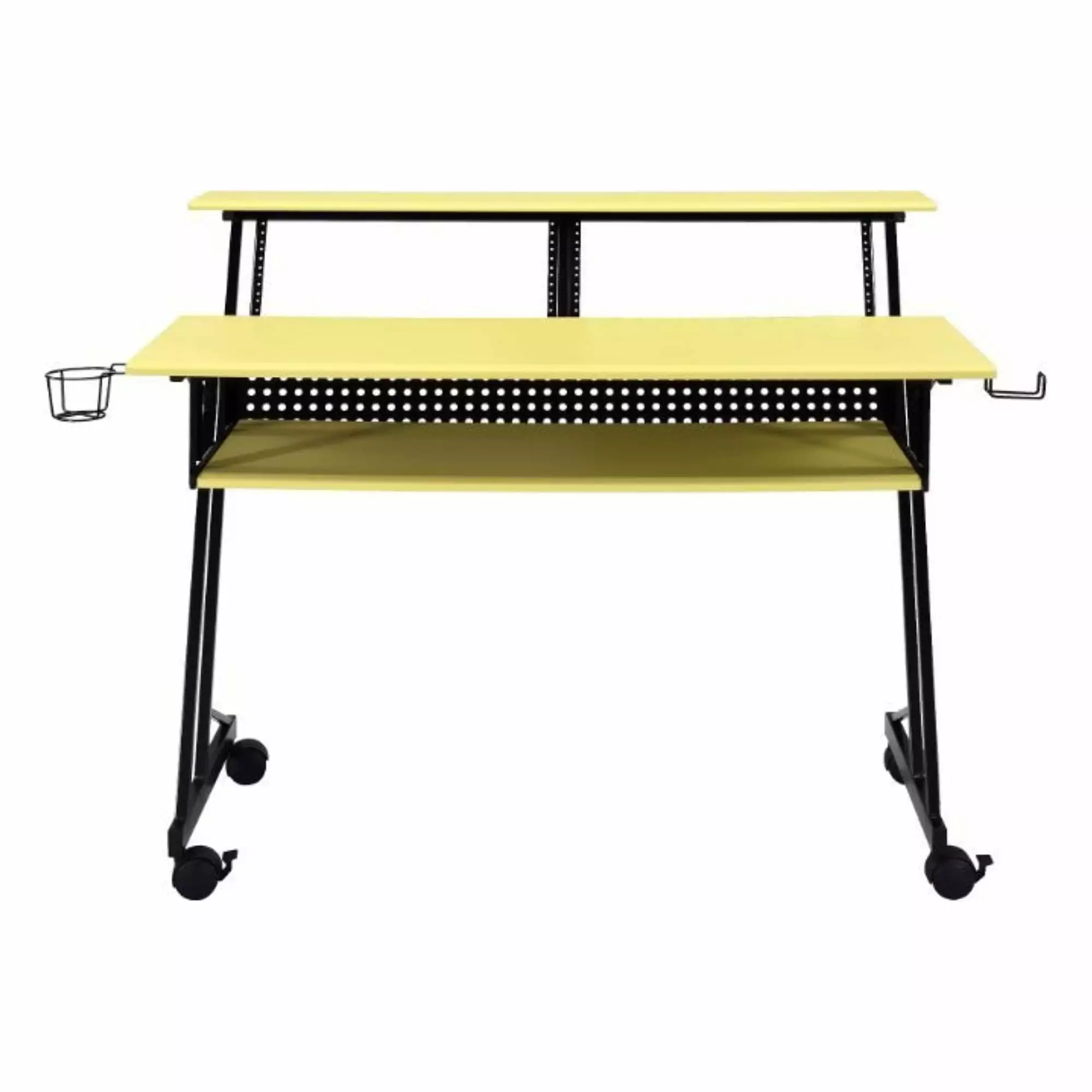 Ergode Music Recording Studio Desk Yellow and Black