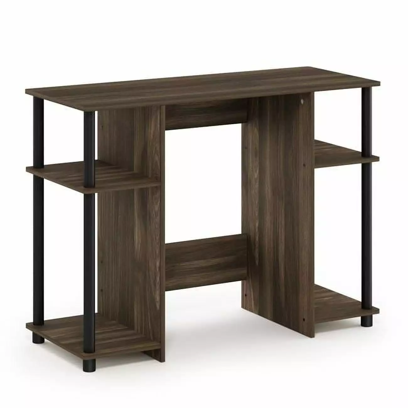 15112 JAYA Compact Computer Study Desk Columbia Walnut Black Lauren Ralph Lauren