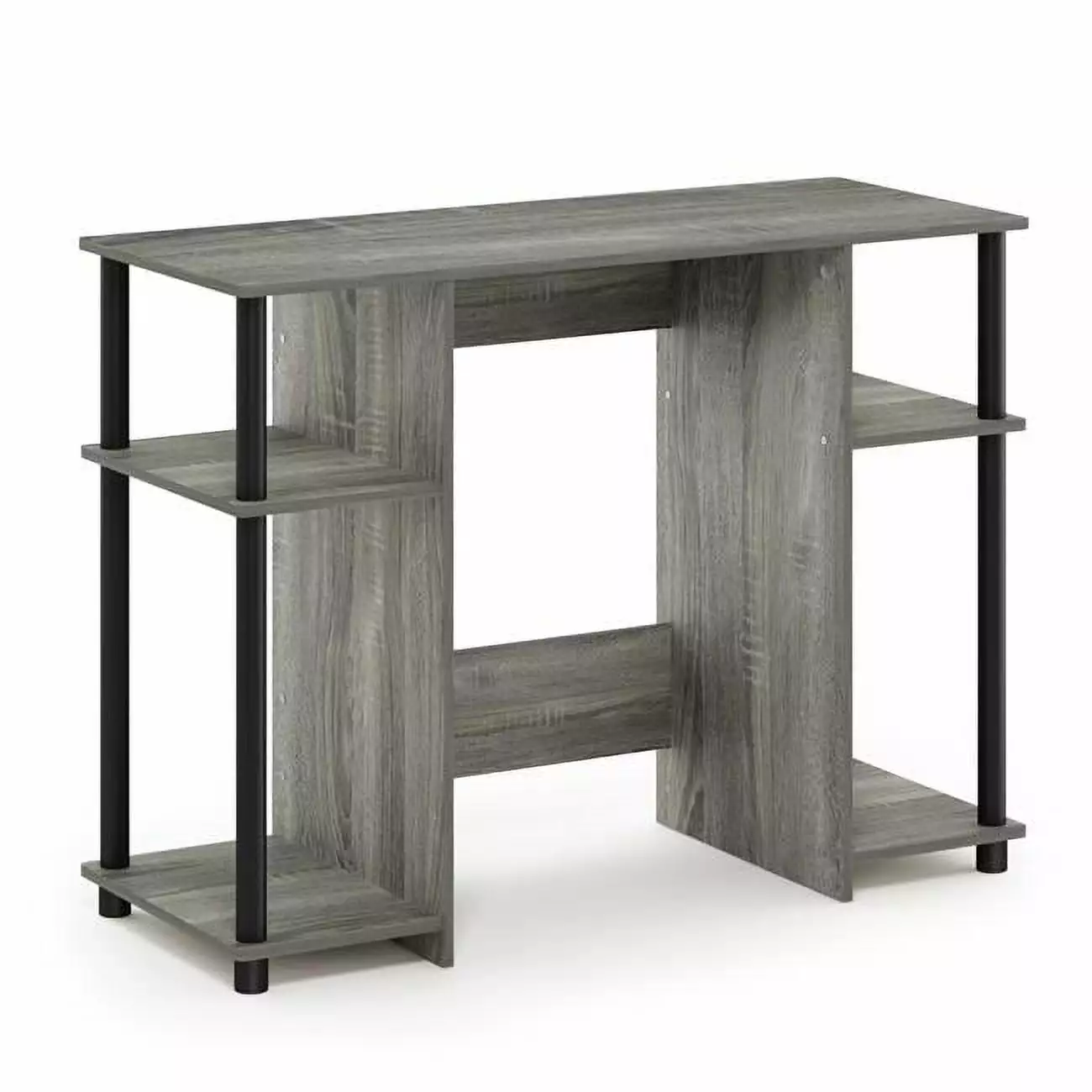 15112 JAYA Compact Computer Study Desk French Oak Grey and Black Lauren Ralph Lauren