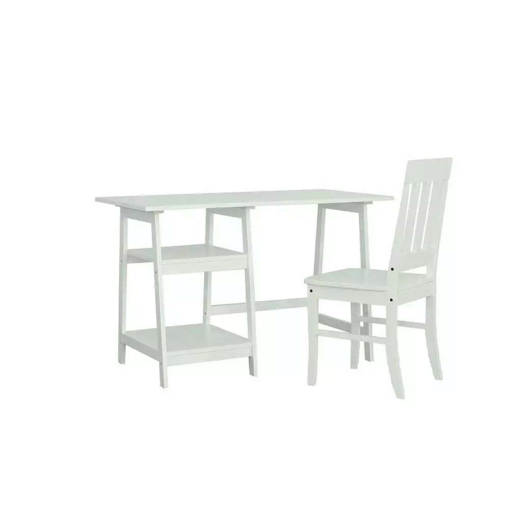 Progressive Furniture Tulane Wood Study Desk Chair White