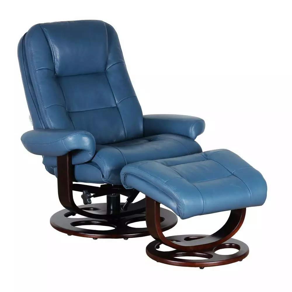 Barcalounger Jacque Swivel Pedestal Recliner Ottoman Ultimate Comfort