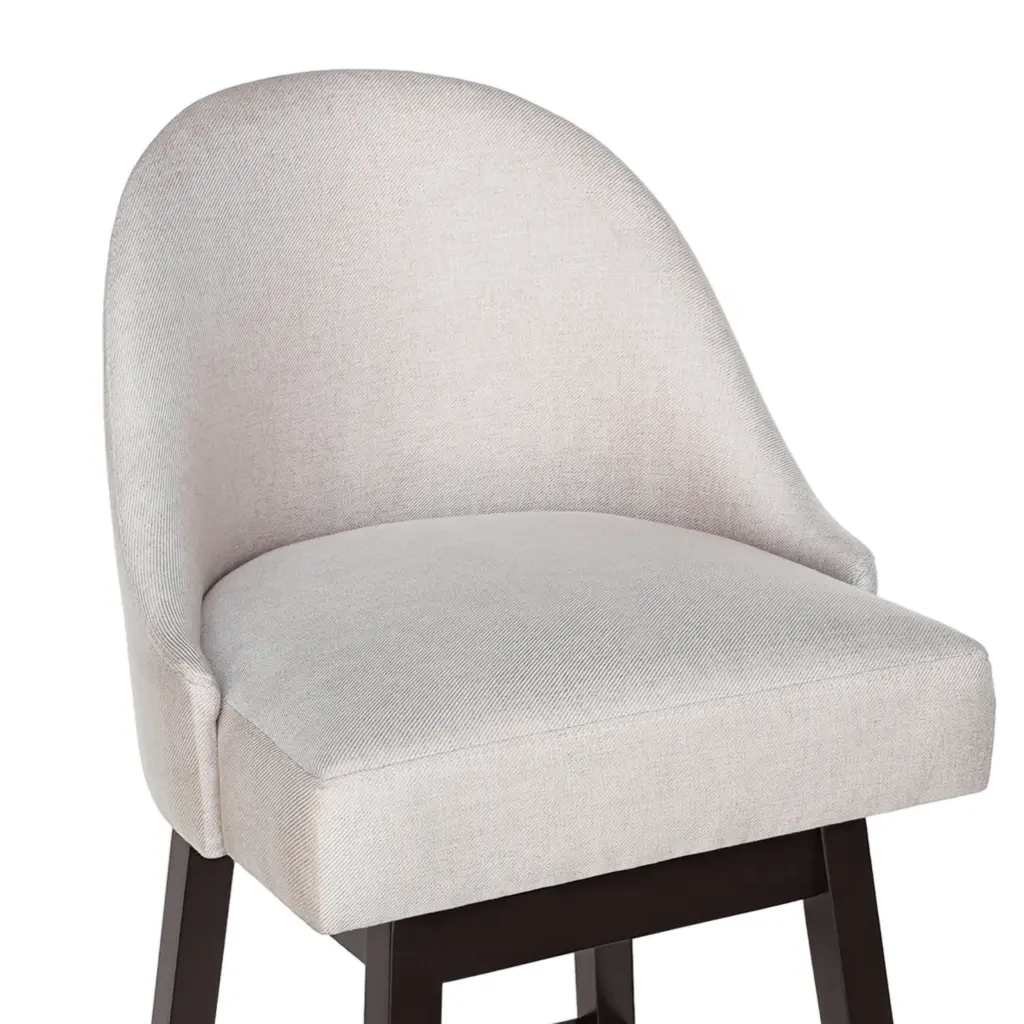 Swivel Barstool MP2 Set 2 Wheat Fabric Counter Height Stools Kitchen nh-cloudhouse