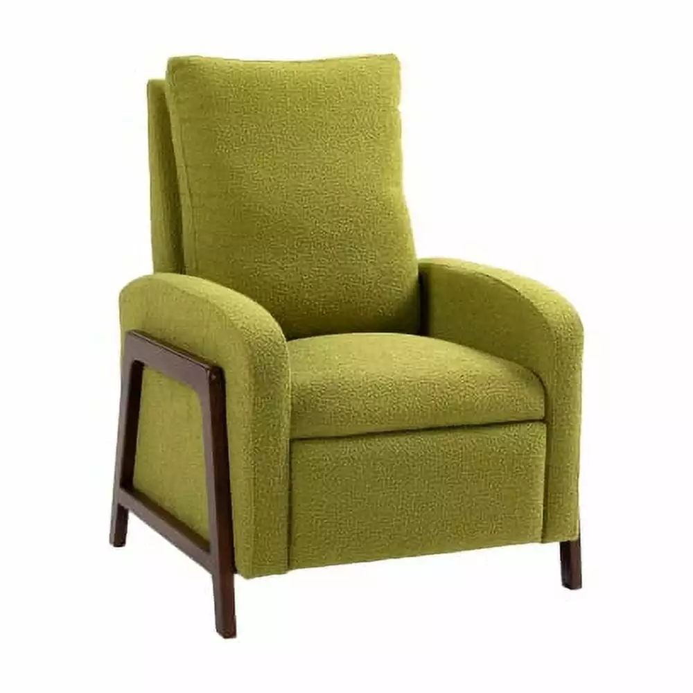 Adjustable Home Theater Single Fabric Recliner Sofa Thick Seat Cushion JUHOO
