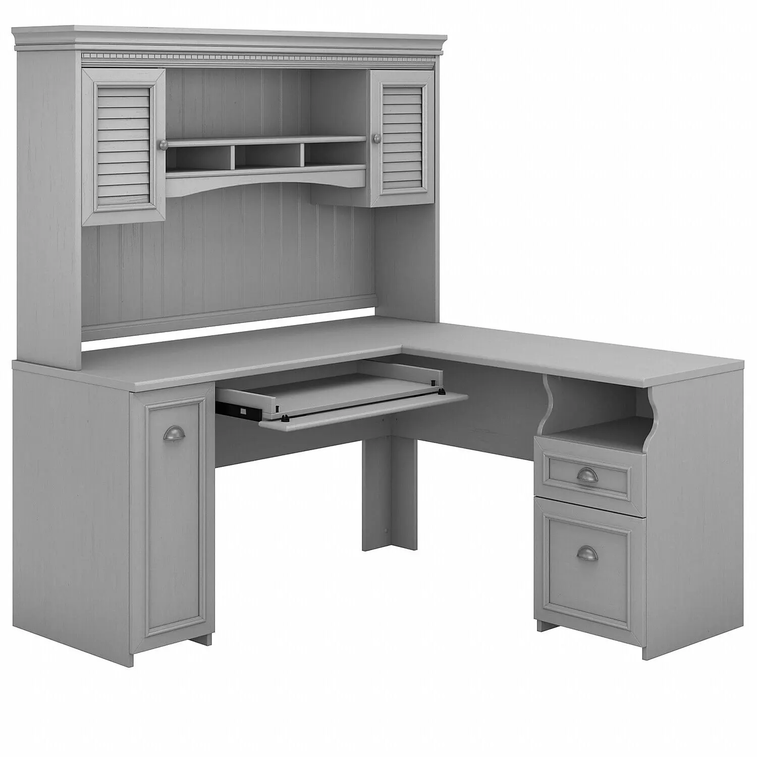 Maykoosh Medieval Moods 60W L Shaped Desk Hutch - Themed Office Furniture