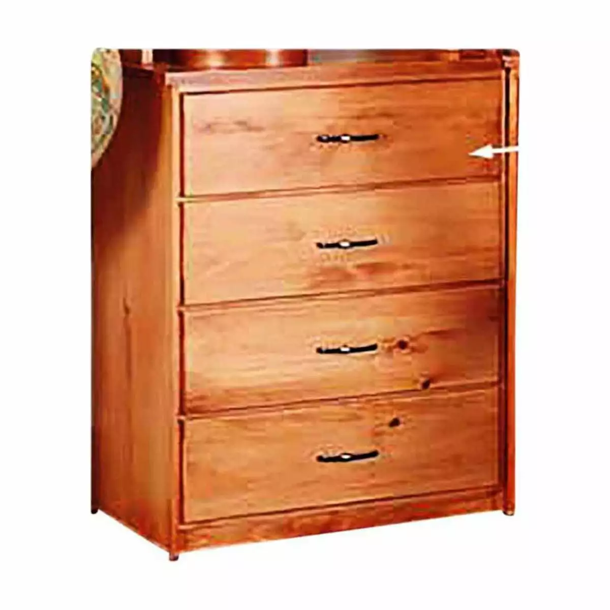 Office Desk Heirloom Solid Pine Shaker 4 Drawer from Renovator's Supply