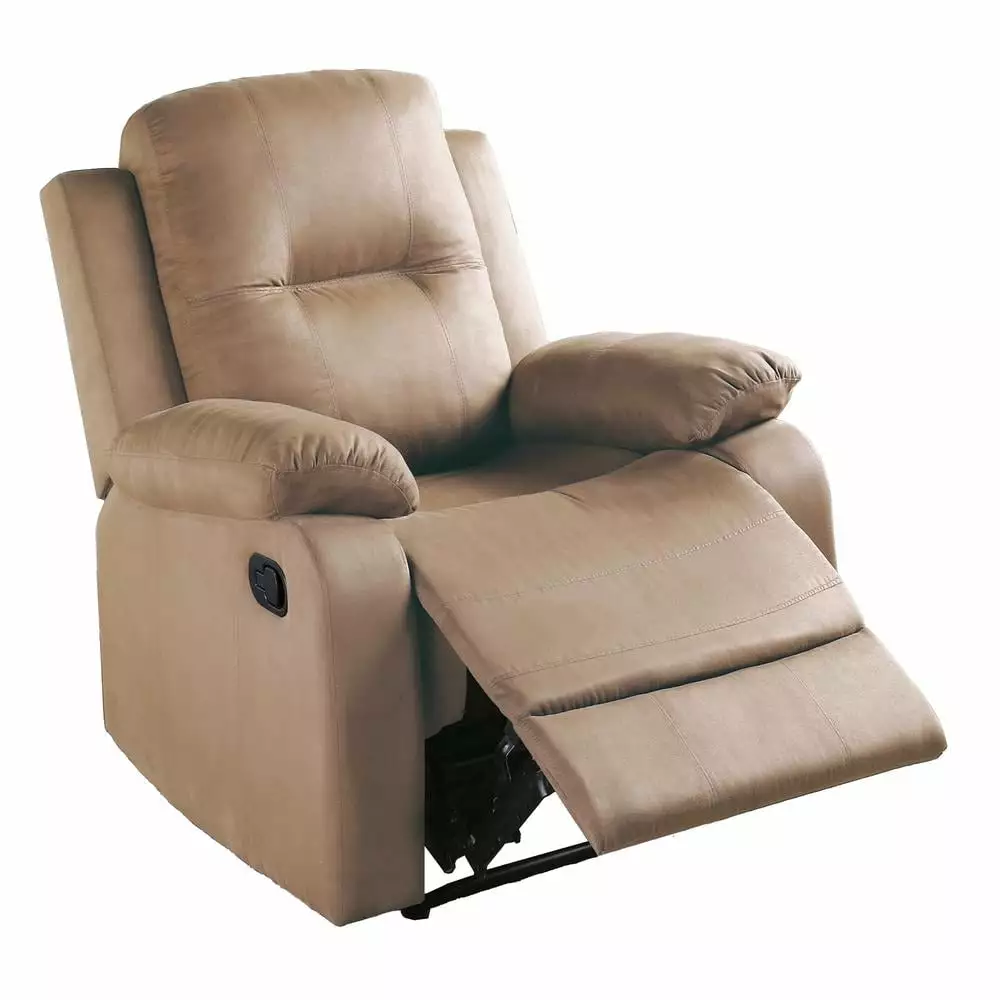 Poundex Recliner-Peat Comfortable Living Room Reclining Chair