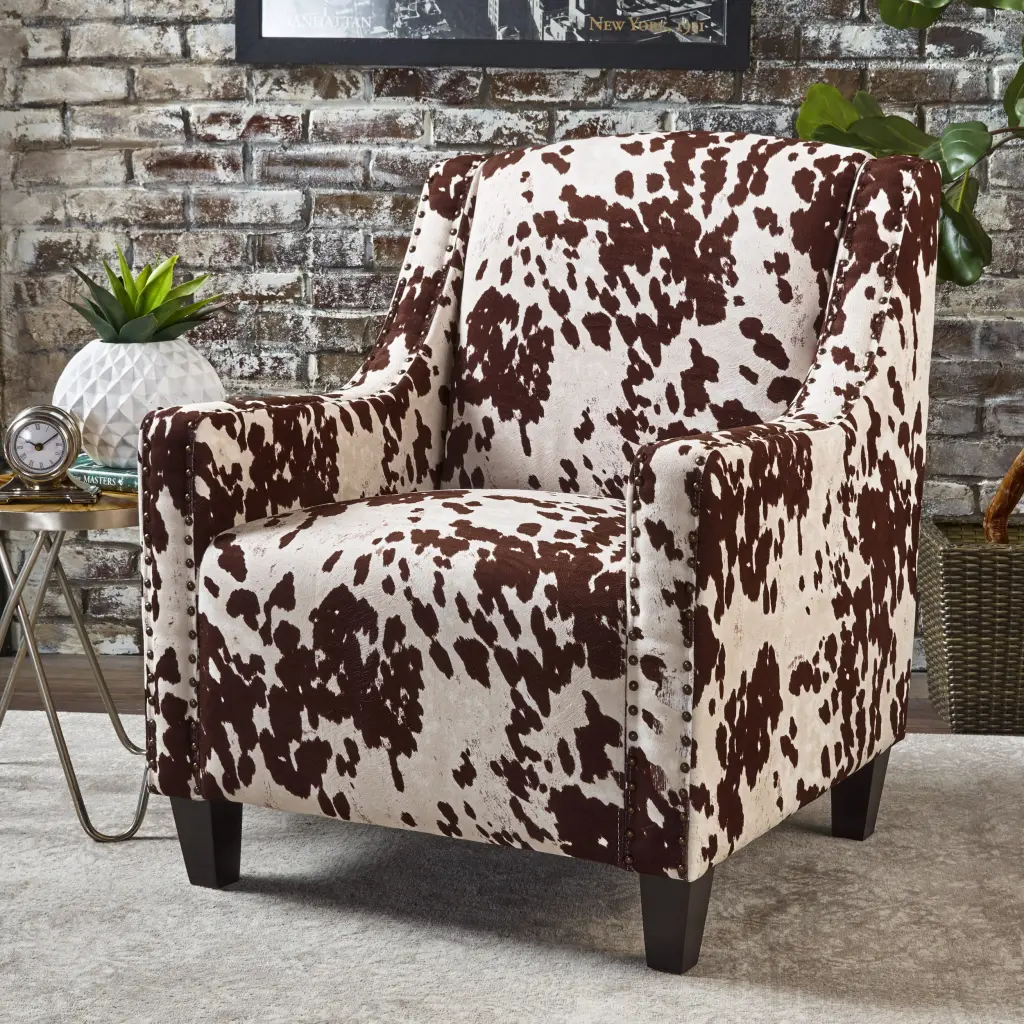 Comfy Accent Chair Tufted Backrest Single Seat Armchair Bedroom or Living Room nh-mirod