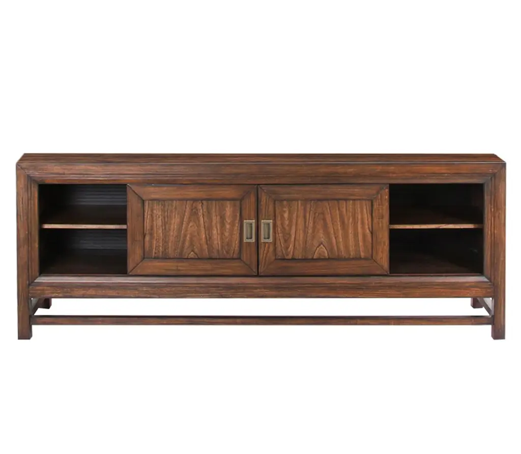 Branson 74 Inch TV Stand Console TVs Up To 85 Inches No Assembly Required bridgevine home