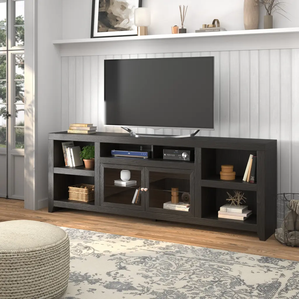 Skyline 95 Inch Tv Stand Console Tvs Up To 100 Inches No Assembly Required bridgevine home