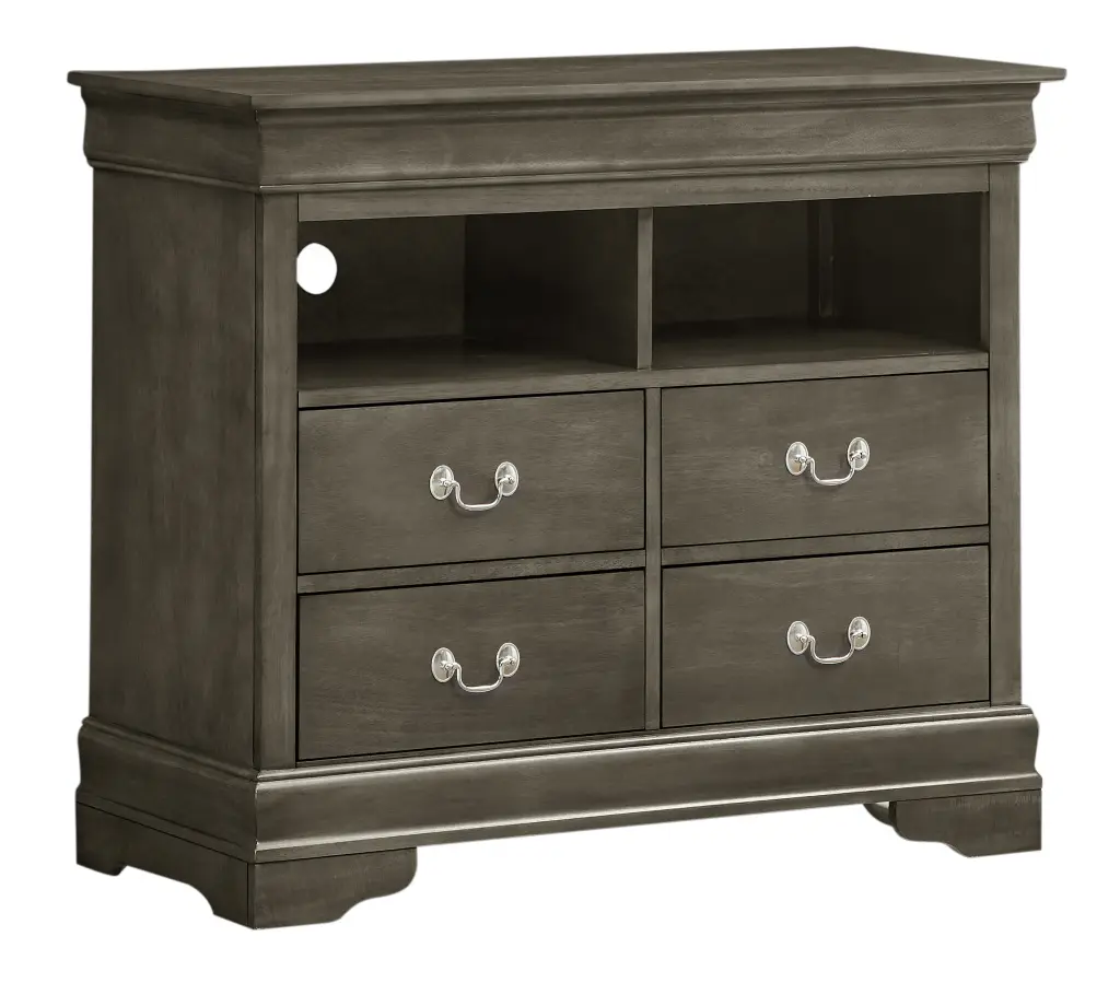 Louis Phillipe G3105 Tv Media Chest Gray Particle Board glory furniture