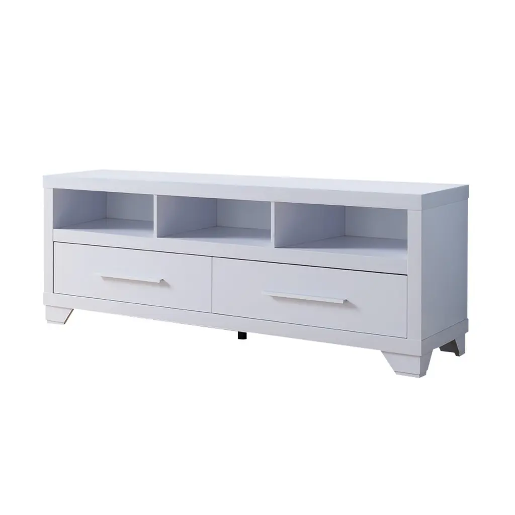 72 Inch Modern TV Entertainment Console 2 Drawers and 3 Shelves royal hampton