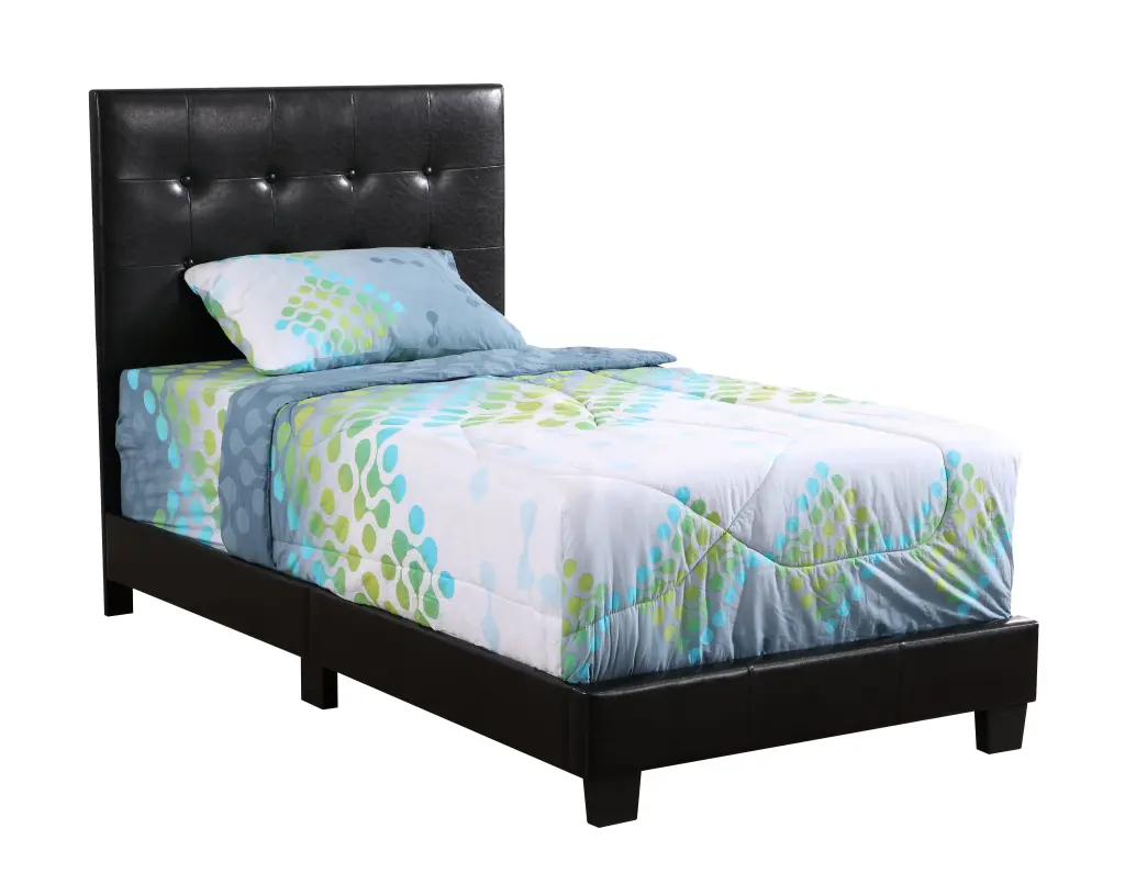 Caldwell G1304 Twin Bed Foam Mattress Black Box Spring Required glory furniture