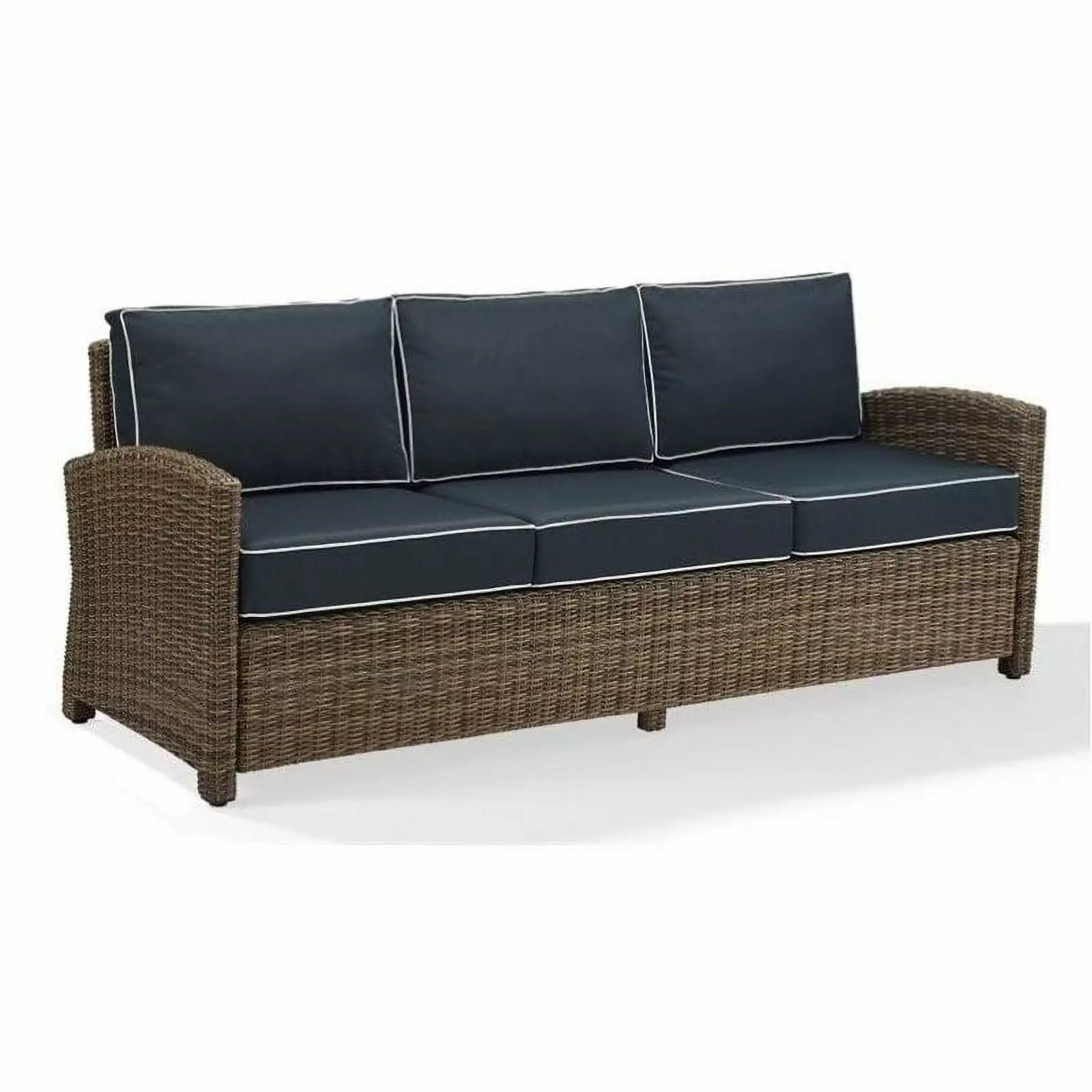 Kingfisher Lane Sofa Navy - Elegant Living Room Couch Durable Upholstery