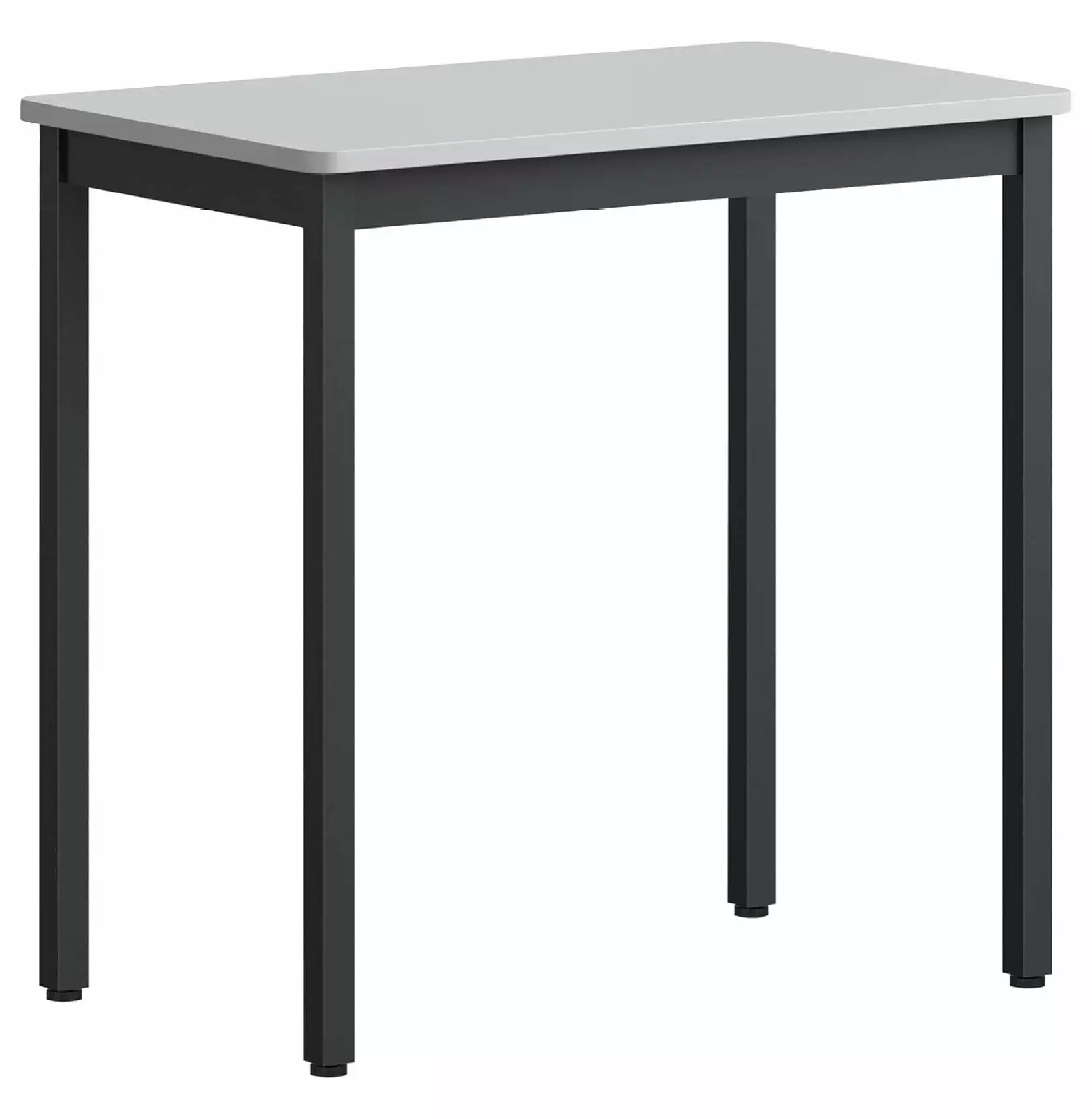 ZQRPCA Utility Table Grey Compact Multi-Purpose Work Surface Home or Office