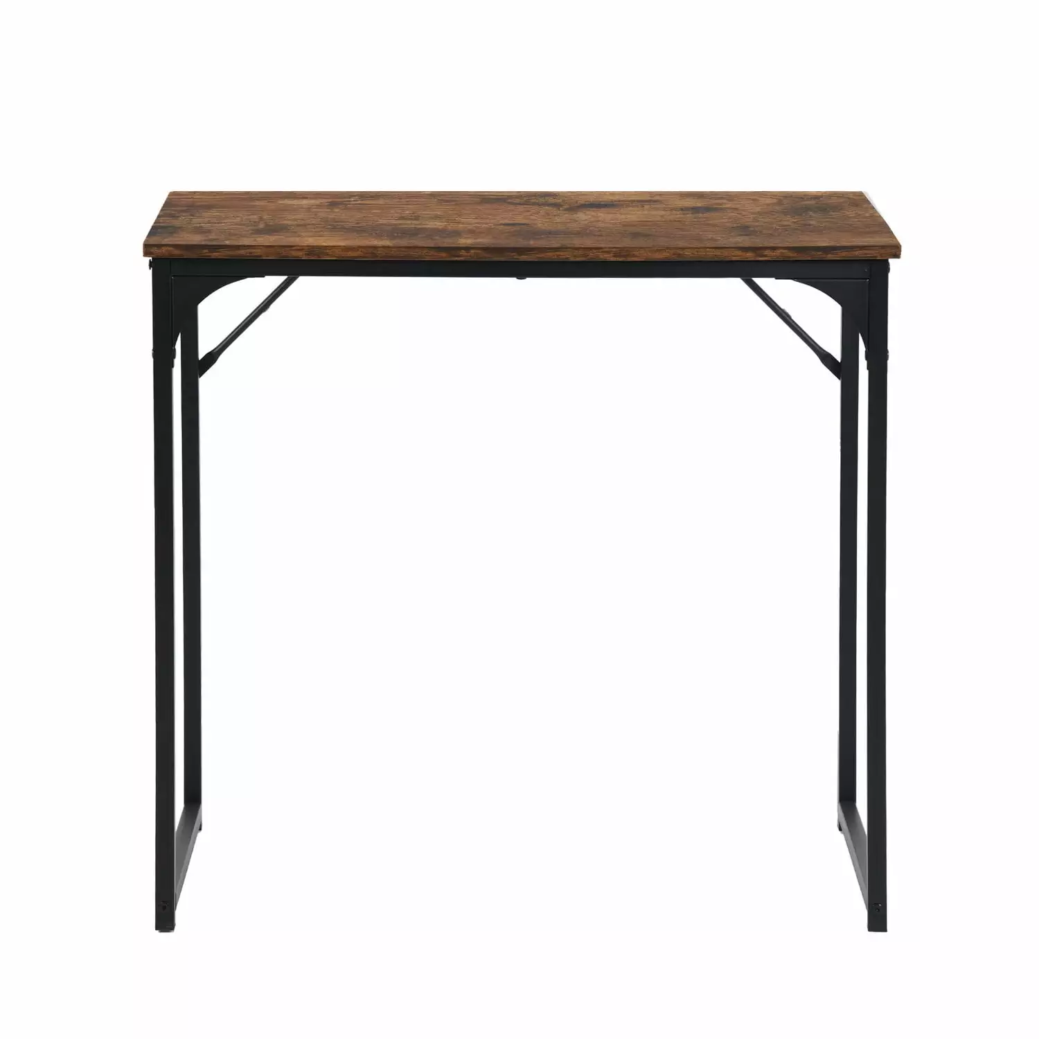 Homy Casa 32 Inch Computer Desk Study Writing Table Space Saving Vintage Brown