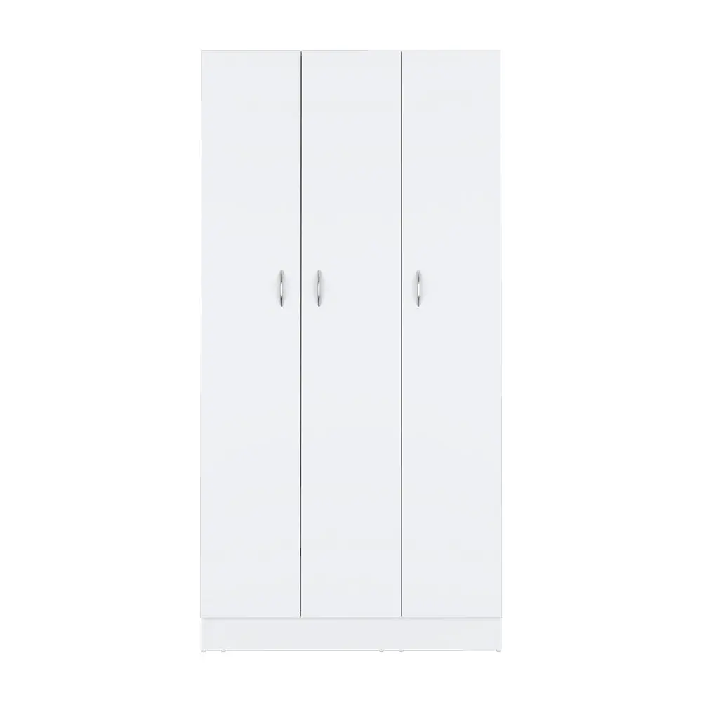 Wardrobe Erie Bedroom White Particle Board Engineered Wood treevol furniture