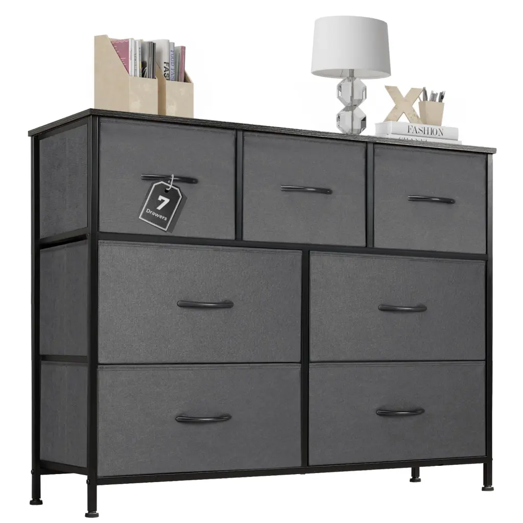 7 Storage Space Assembled Wardrobe Locker Bedroom Furniture w2201