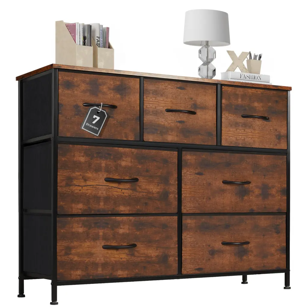 7 Storage Spaces Assembled Wardrobe Lockers Bedroom Furniture Locker w2201