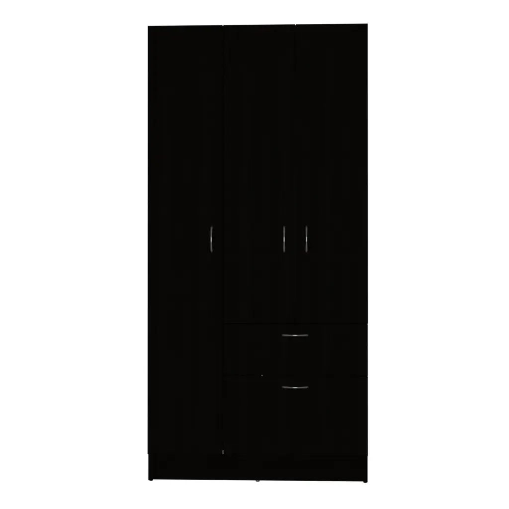Armoire Cobra Bedroom Black White White Black Particle Board treevol furniture
