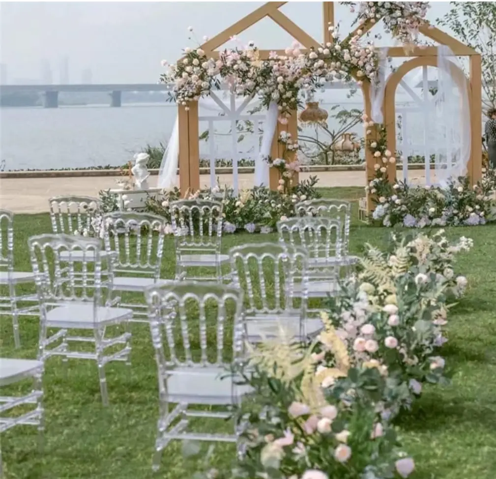 Effortless And Beautiful Napoleon Transparent Bamboo Chair Wedding Party d-n furniture