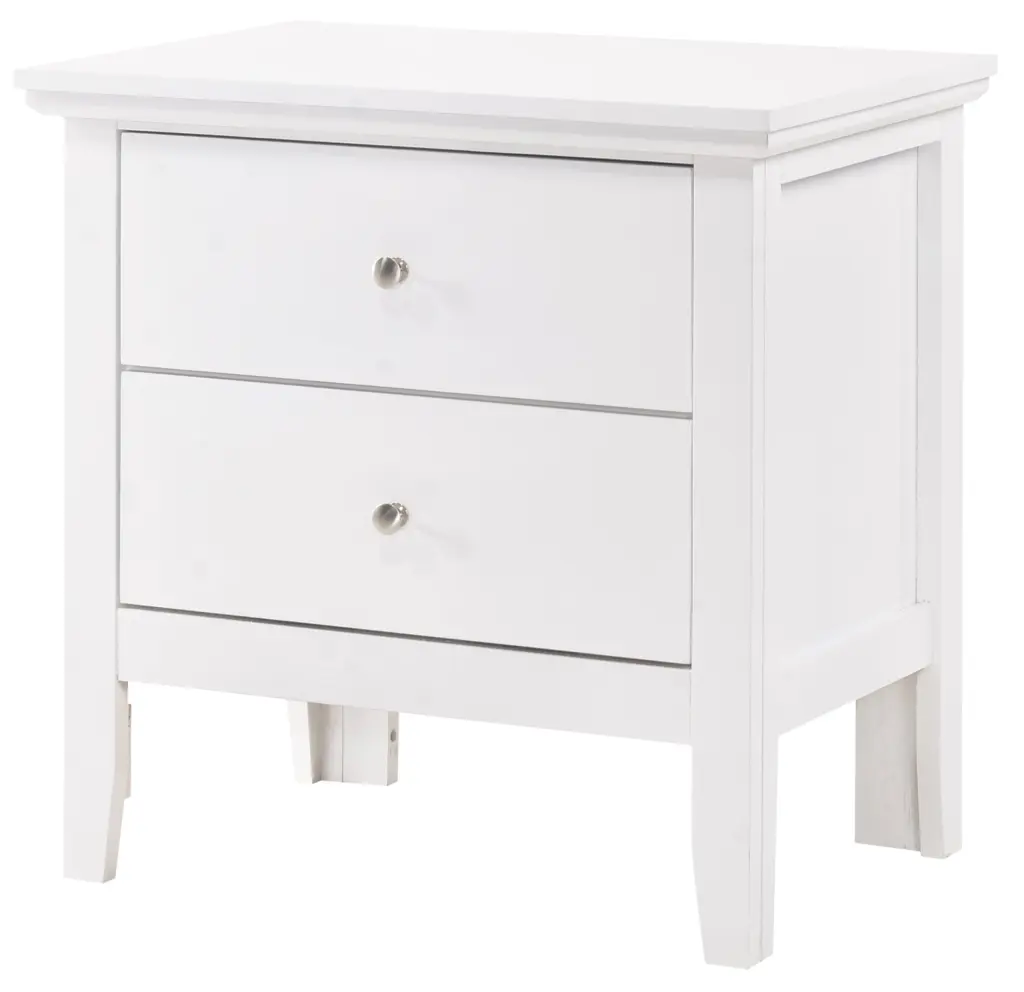 Primo G1339 N Nightstand White Particle Board glory furniture