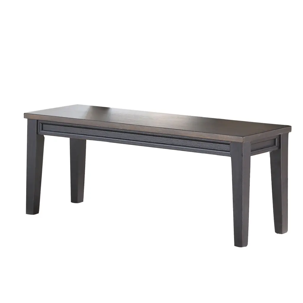Raven Noir Bench Dark Brown Wood Entryway Furniture Modern Design steve silver furniture