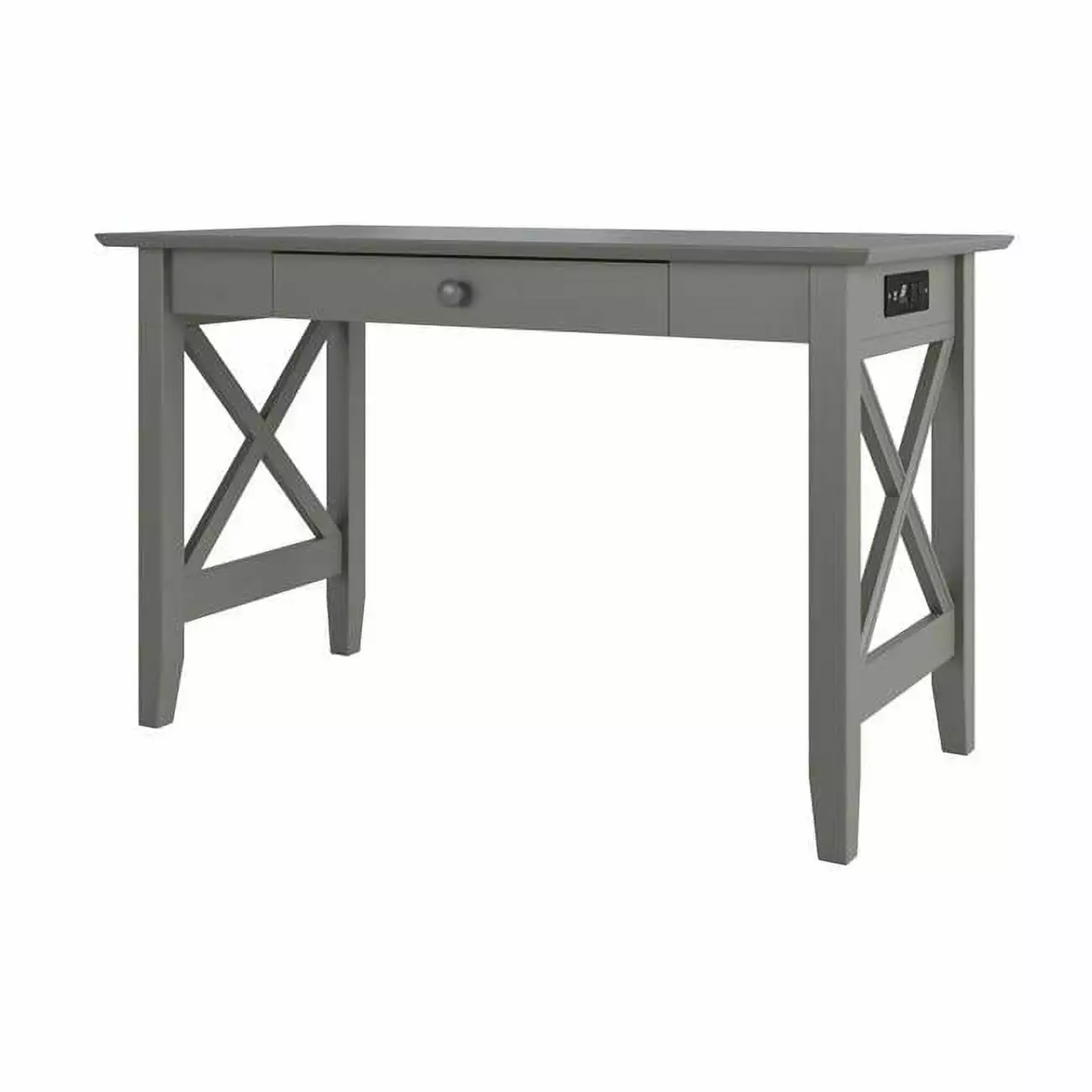 Lexi Desk Drawer and Charger Grey AFI