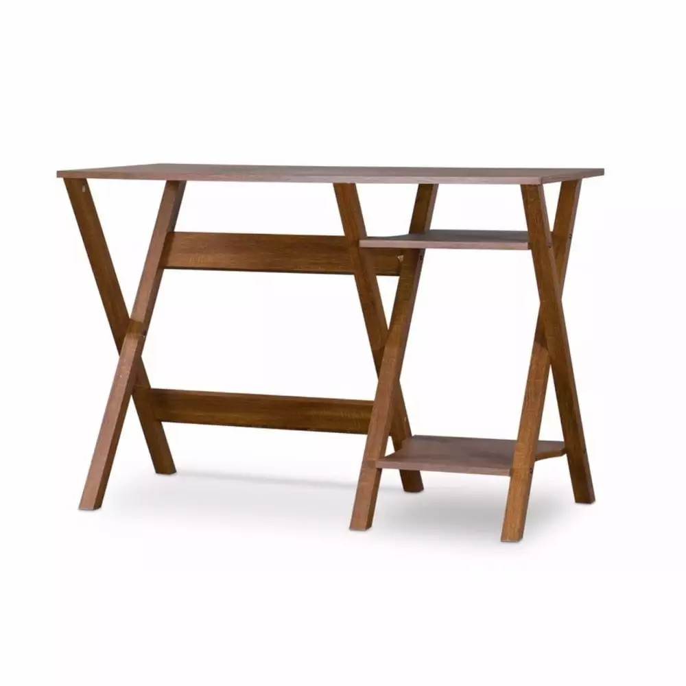 Baxton Studio Crossroads Writing Desk - Stylish Home Office Desk