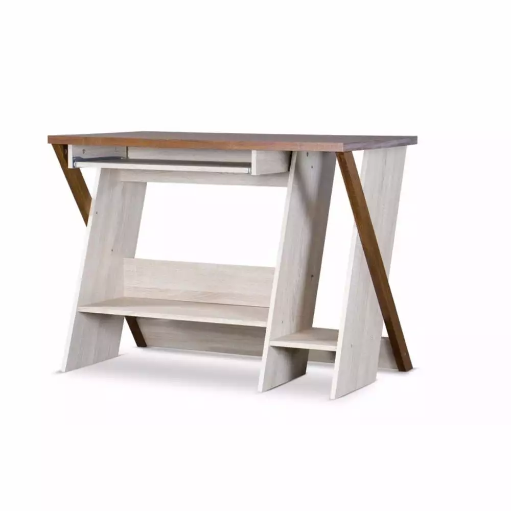 Baxton Studio Rhombus Writing Desk Modern Home Office Furniture