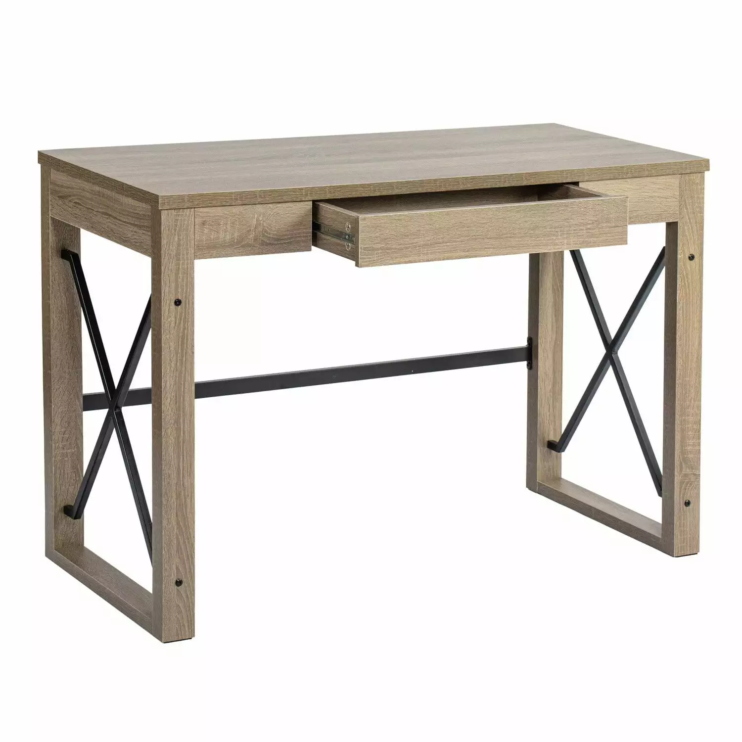 Homy Casa 44.1 Farmhouse Writing Desk Drawer Bed Bath & Beyond
