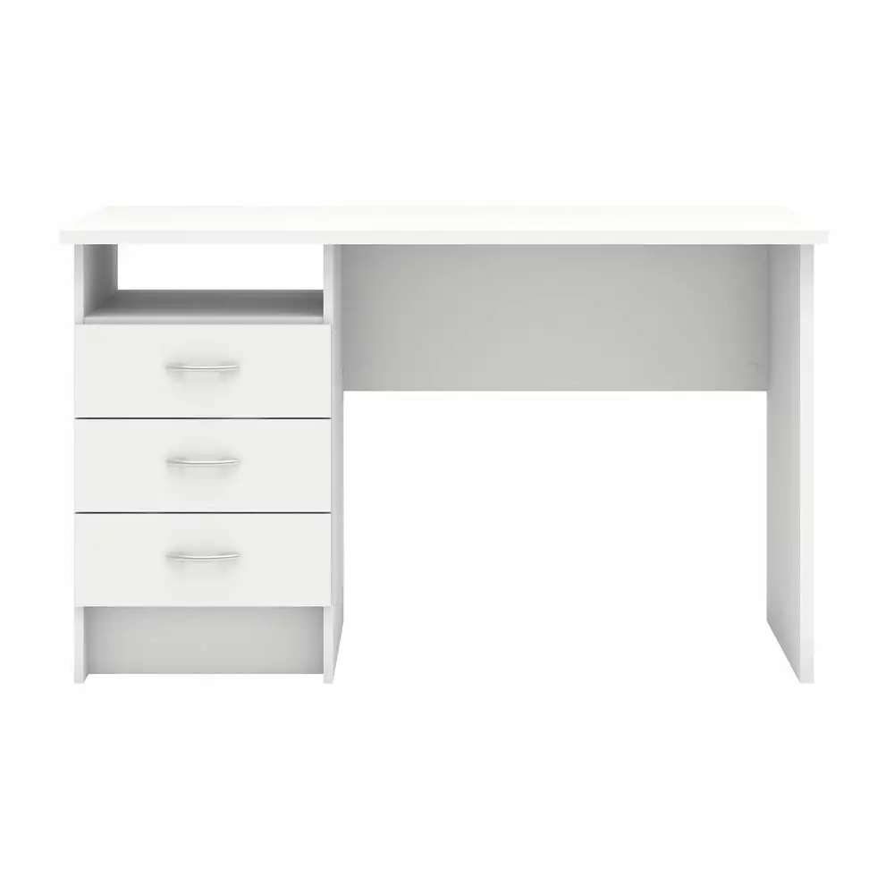 Belen Kox White Desk 3 Drawers Home Office and Study