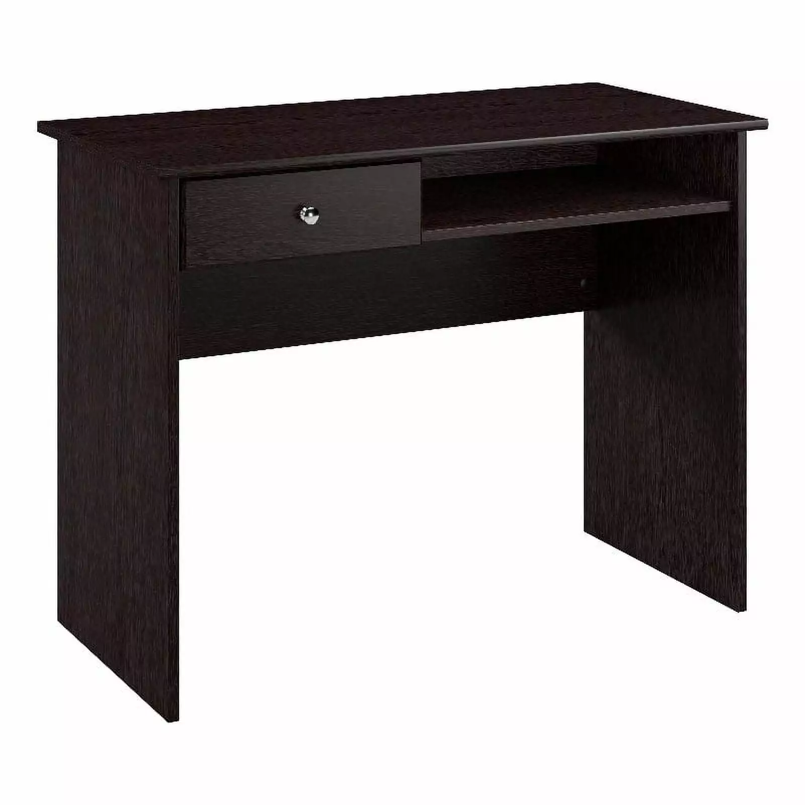 Bowery Hill 40 Modern Engineered Wood Writing Desk Espresso Oak Home Office Table