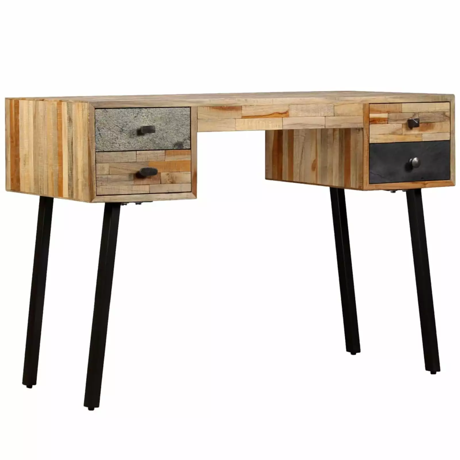 Dcenta Writing Desk Solid Reclaimed Teak 43.3x19.6x29.9 Home Office