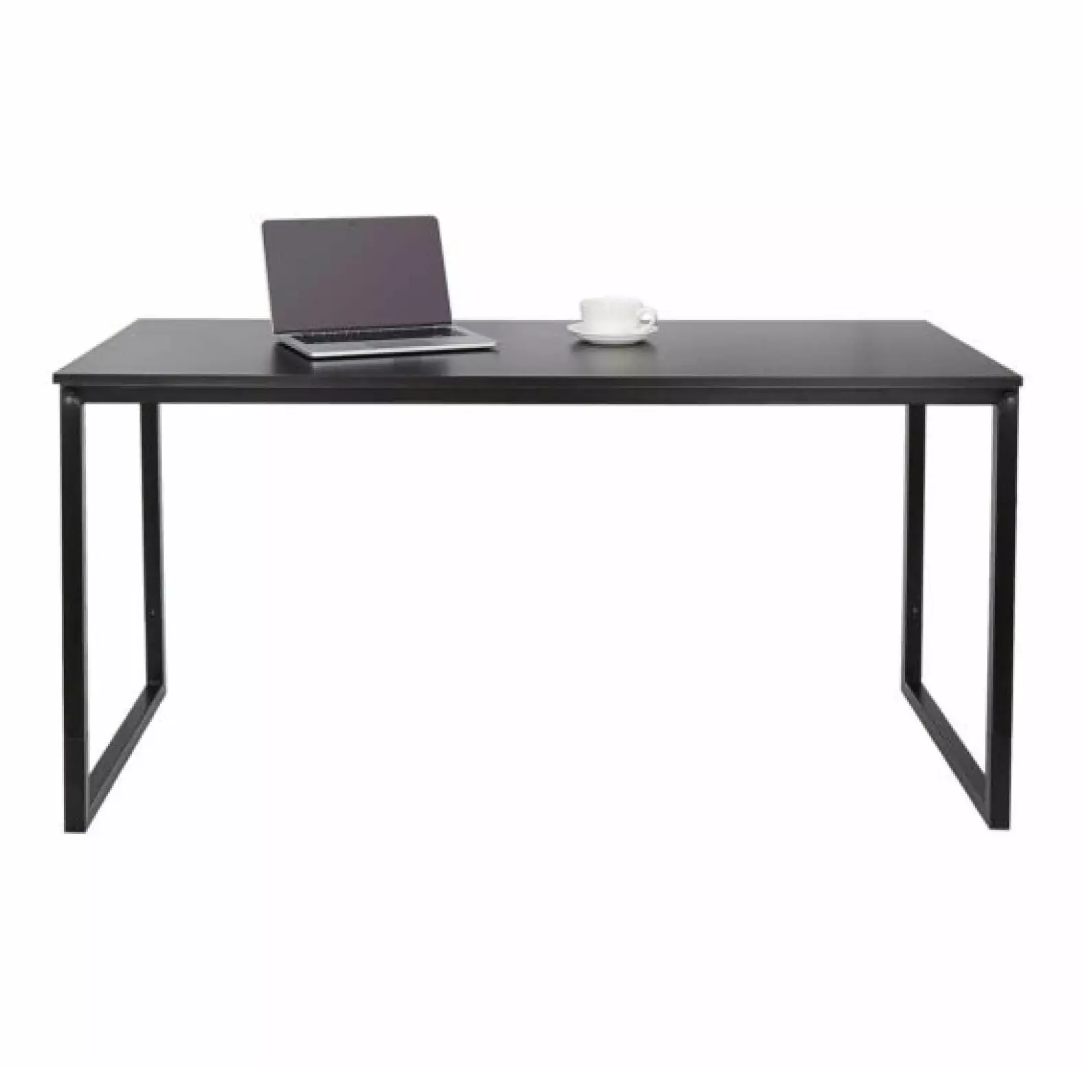 FENG20 55 Inch Espresso Computer Writing Desk Modern Study and Office