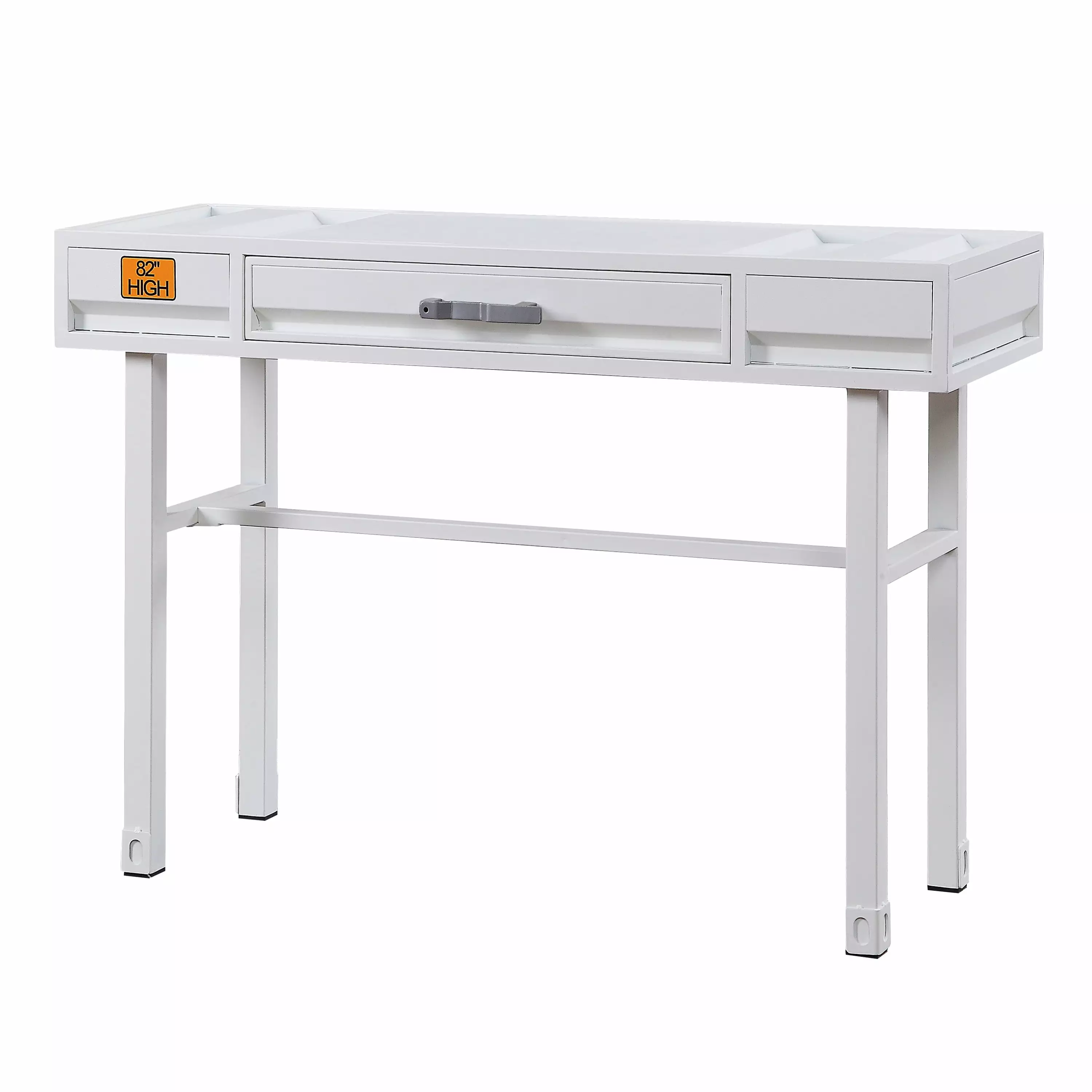 GeeHome White Writing Desk 1 Drawer Home Office